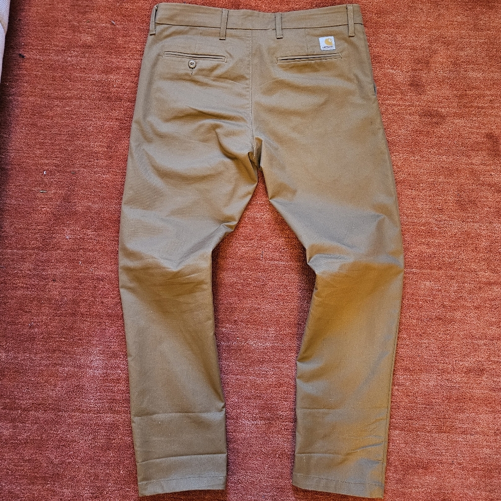 Carhartt WIP Men’s Chinos - Olive/Tan
